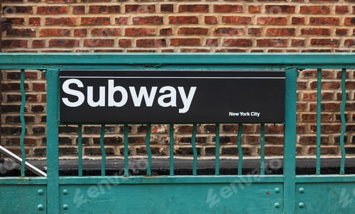 Preview: Subway sign in New York City