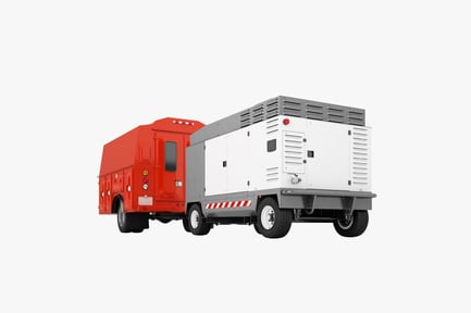 Preview: Portable Service Truck with Generator and Compressor