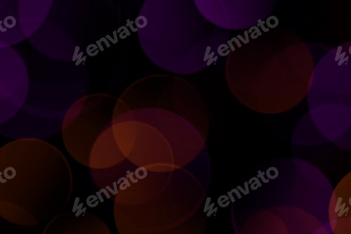 Preview: Abstract bokeh background in Halloween colours.