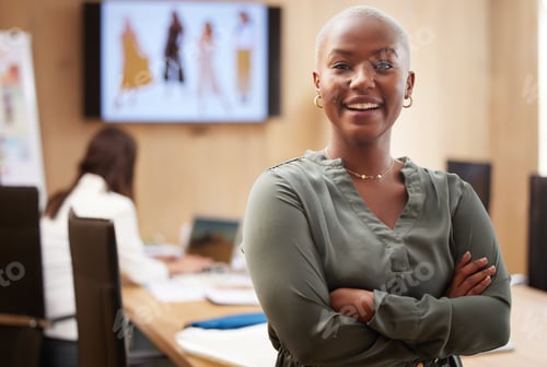 Preview: A businesswoman working