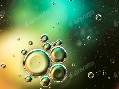 Preview: oil drops on water surface