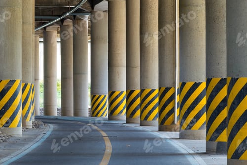 Preview: Bottom of highway road bridge