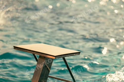 Preview: blue water in swimming pool