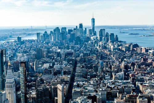 Preview: Aerial view of New York City, United States