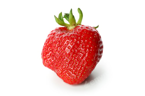 Preview: Fresh tasty strawberry isolated on white background