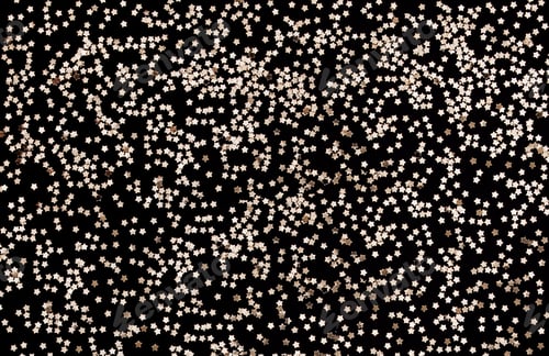 Preview: golden stars on black background
