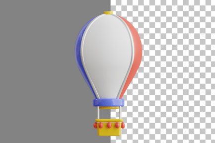 Preview: Hot Air Balloon 3D Icon