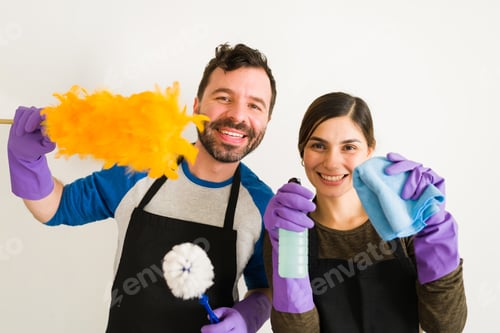 Preview: Doing chores and cleaning in a studio