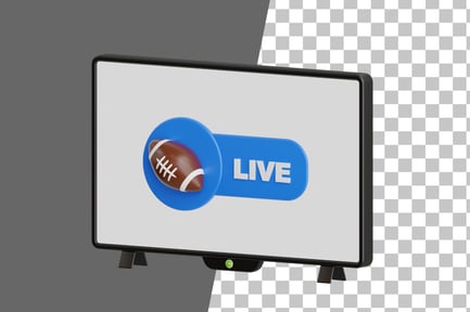 Preview: Television 3D Icon