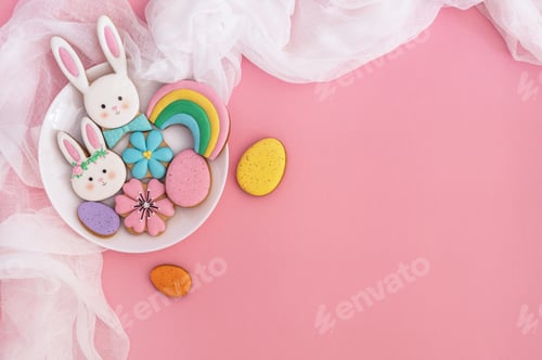 Preview: Pastel easter cookies