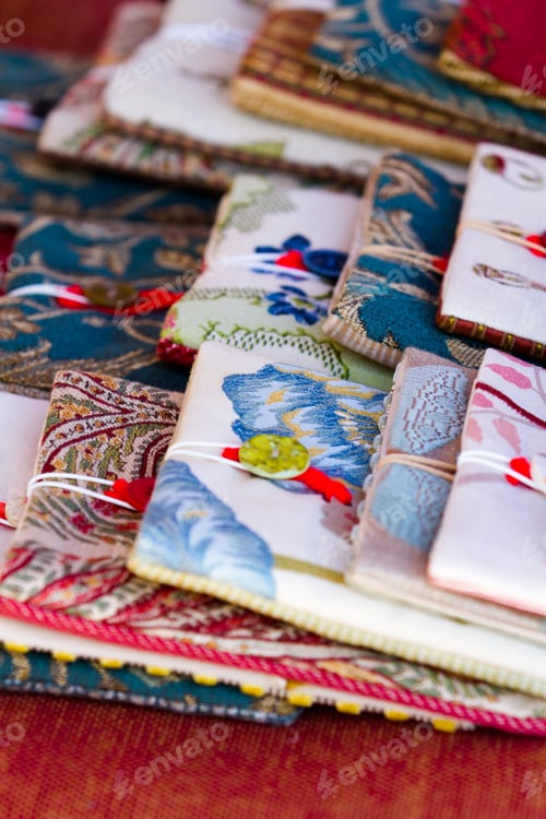 Collection of Beautifully Decorated Handmade Textile Books