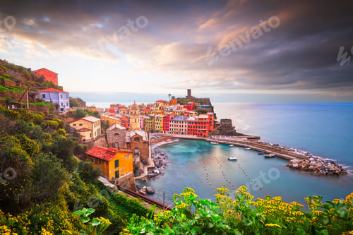 Preview: Vernazza, La Spezia, Liguria, Italy in Cinque Terre