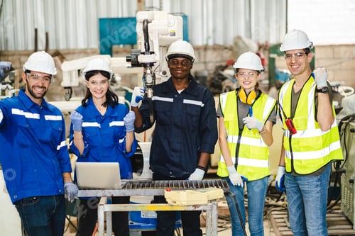 Vista previa: ingeniero técnico profesional que trabaja para controlar la energía eléctrica y el sistema de servicio de seguridad