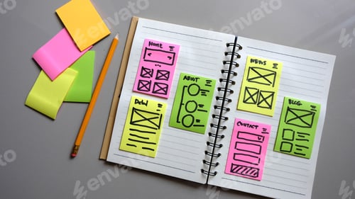 Preview: UX mobile application wireframe. Sketch, prototype, framework, layout future app design project.