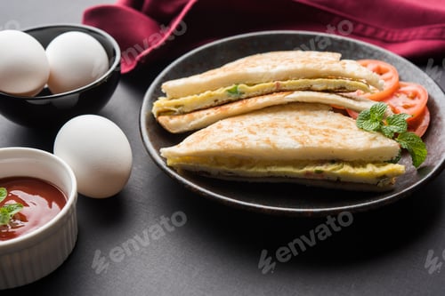Preview: Bread Omelette Sandwich