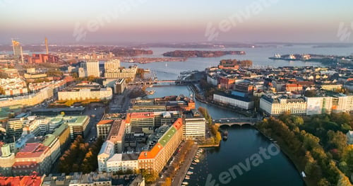 Preview: Kaivopuisto park sunny autumn day