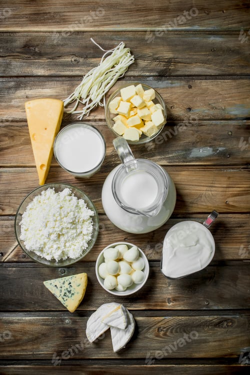 Preview: Fresh dairy products.