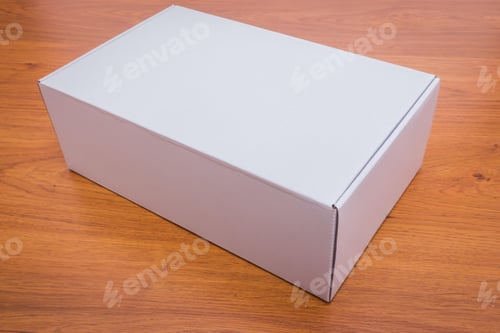 Preview: white box, mockup, package