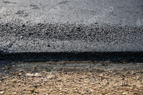 Preview: New asphalt tarmac texture road of repairing on the damaged highway