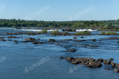Preview: Iguazu Falls is a series of waterfalls on the border of Brazil and Argentina