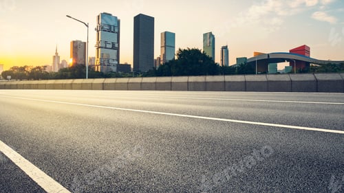 Preview: empty asphalt road