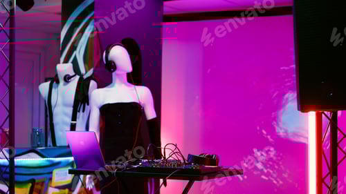 Preview: Mixing station panel on stage at bar