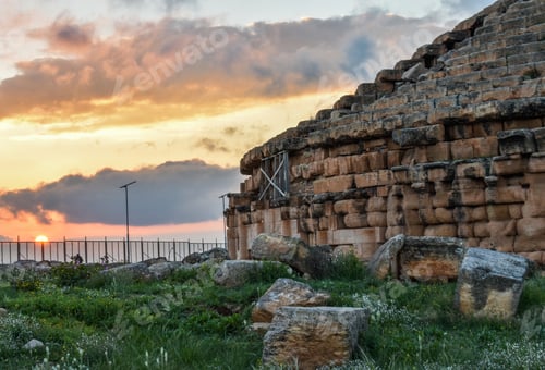 Preview: Royal mausoleum-temple of the Berber Numidian Kings near Batna city in Algeria