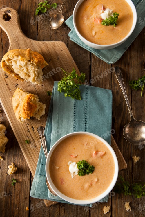 Preview: Homemade Lobster Bisque Soup