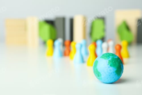 Preview: Concept or composition of World Population day