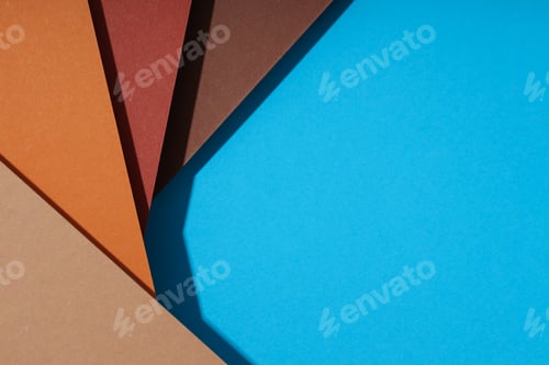 Preview: Mockup, abstraction, colorful colored paper, top view