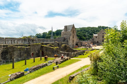 Preview: Interior of the castle of Fougeres. Brittany region, Ille et Vilaine department, France