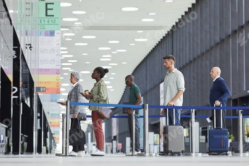 Preview: People waiting for departure