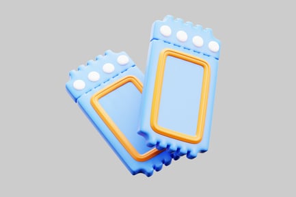 Preview: Adventure tickets cartoon style