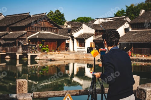 Preview: Traditional houses in the ancient Jiangnan water village of Wuzhen, Zhejiang province