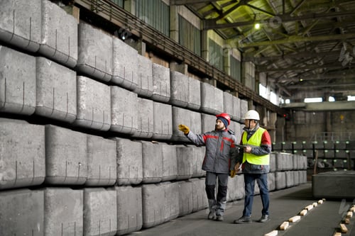 Preview: Workers at Industrial Plant
