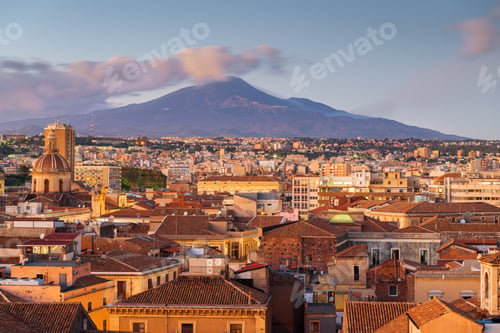 Preview: Catania, Sicily, Italy with Mt. Etna