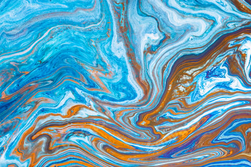 Preview: Abstract acrylic fluid texture in multicolored colors.