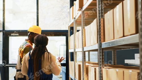 Preview: Team of people working on merchandise inventory