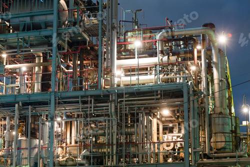 Preview: Oil and gas industry at night