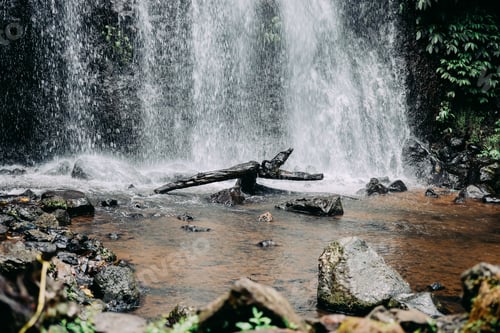 Preview: River with waterfall