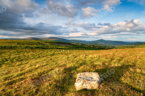 Preview: Dramatic evening sky over the Brecon Beacons