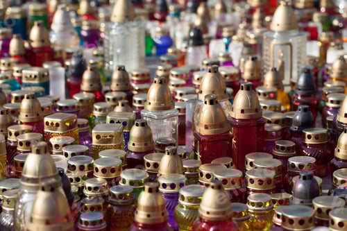 Visualização: Velas comemorativas