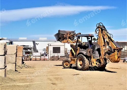 Preview: Construction Vehicles! Backhoe and Front Loader!