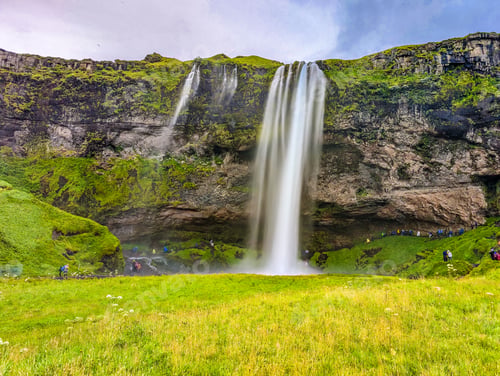 Preview: Seljalandsfoss one of the most famous waterfall in Iceland