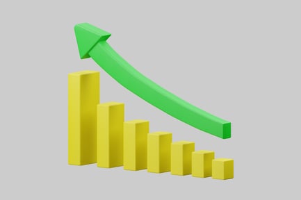 Preview: Profit growth chart with arrow