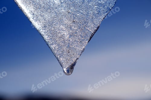 Preview: Winter background. Ice texture for background.