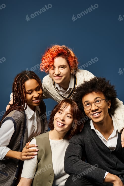 Preview: Diverse friends strike a pose