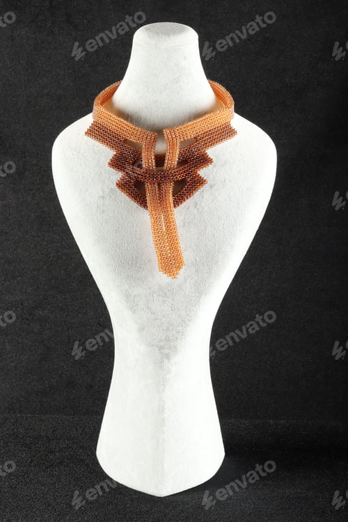 Preview: women's necklace made of colorful beads
