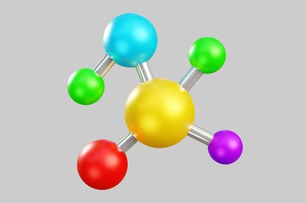Preview: Colorful ball and stick molecule