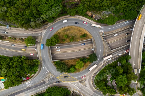 Preview: Top down view of the roundabout